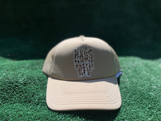 BASSWITHKEV LOGO HAT (TAN/CAMO)