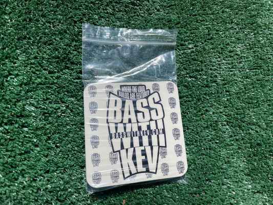 BASSWITHKEV LOGO COASTERS